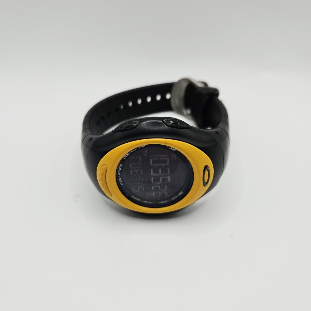 Vintage Oakley D-1 Digital Watch Y2K Cyber Tactical Brushed Yellow New Battery‎